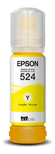 Botella De Tinta Epson T524 Amarillo