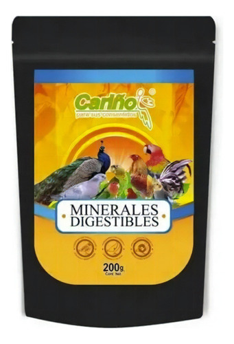 Alimento Cariño Para Aves Minerales Digestibles 200g