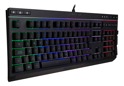 Teclado Gamer Hyperx Alloy Core Rgb Membrana Para Pc Qwerty