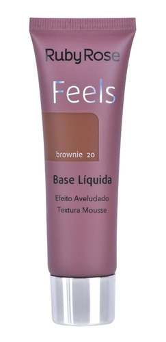 Base Líquida Feels Brownie 20 - Hb8053 - Ruby Rose