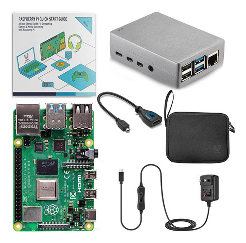 Vilros Raspberry Pi 4 4gb Basic Starter Kit Con Carcasa De A