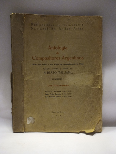 Antología De Compositores Argentinos, Los Precursores, Usado