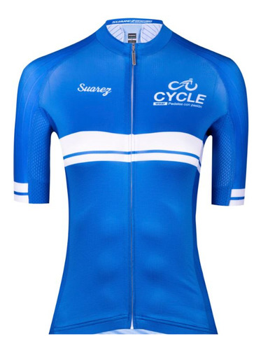 Jersey Ciclismo Suarez M/c Cyclewear Mujer Performance Azul
