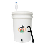 Balde Fermentador 22l Completo + Chave Abridora De Balde