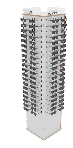 Me230 - Expositor De Chão Giratório Para 160 Óculos