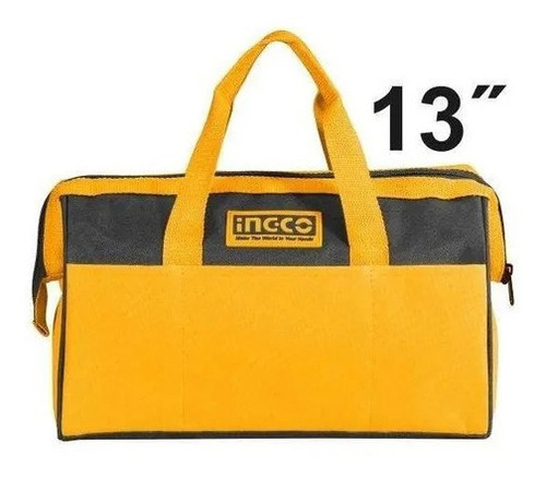 Bolso Bolsa De Herramienta 13 Pulgadas Ingco Htbg28131 Color Amarillo