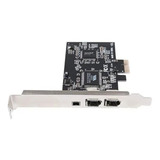 Tarjeta Firewire Pci Express 1x Ieee 1394 400 Mbs 4 Y 6 Pin