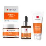 Kit X 4 Radian C Lidherma Vitamina C Hialuronico Completo