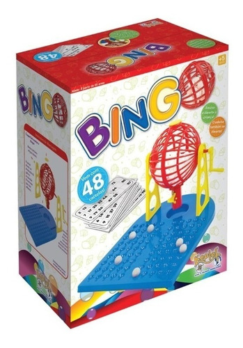 Jogo De Mesa Bingo 48 Cartelas Kepler Diversão Em Família