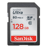 Cartão De Memória Sandisk Sdsdunc-128g-gn6in  Ultra 128gb