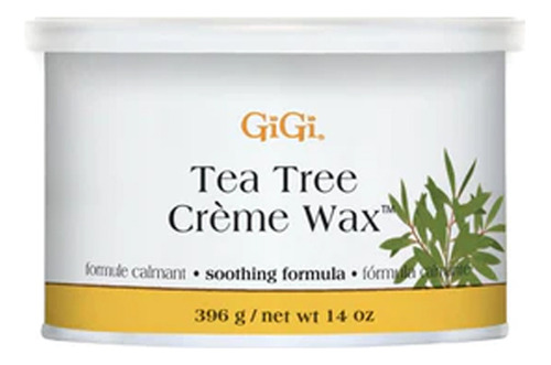 Crema Depiladora Gigi® Tea Tree Formula Calmante 396g