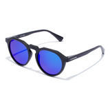 Lentes De Sol Hawkers Polarizados Warwick Raw Hombre Y Mujer Diseño Negro/azul Polarizado