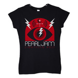 Polera Mujer Pearl Jam Lightning Bolt Rock Abominatron