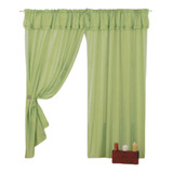 Cortinas Tela Voile Riel Barral Faldon Ancho 3m Yabell