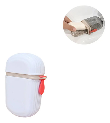Jabonera Baño Portatil Viaje Estuche Accesorios Ducha  | Envío gratis