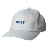 Gorra Boss Men's Cotton Twill Center Logo Cement B0ck51z