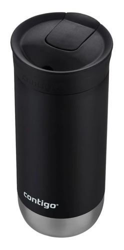 Vaso Termico Contigo Acero Inox Huron 473 Ml Licorice Negro