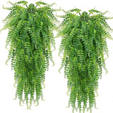 Plantas Artificiales Boston Ferns Colgantes De Vides Falsas