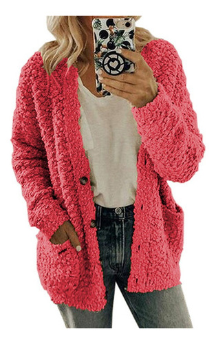 Lazhu Coat Teddy Bear Chaqueta De Moda Femenina Tallas