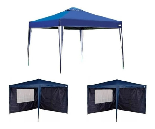 Tenda Gazebo Articulado Mor Sanfonada 3x3 + 4 Paredes