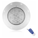 Foco Led Piscina Rgb Control Remoto 24w - 12v / Hbled 