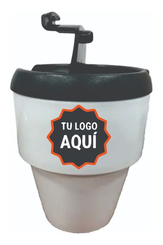 Vaso Cafe Personalizado Tu Logo Imagen Souvenir Empresas