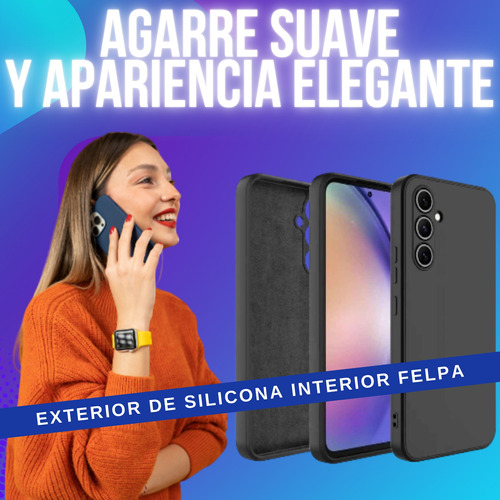 Funda De Silicona Con Felpa Para Samsung S9 Plus