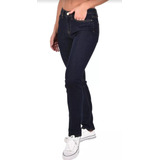 Jeans Straight Fit Tommy Azul 1m87635002-415 Mujer