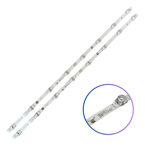 Kit Leds Hisense 40h5g (2 Tiras, 8 Leds) Alum - Nuevo