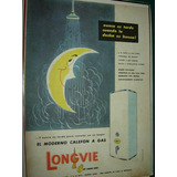 Publicidad Clipping Moderno Calefon A Gas Longvie Ducha Luna