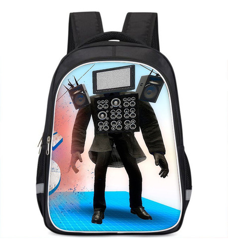 Hombre Del Baño Monitor Hombre Altavoz Hombre Mochila