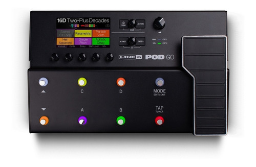 Pedalera Line Six Pod Go Multiefectos Para Guitarra