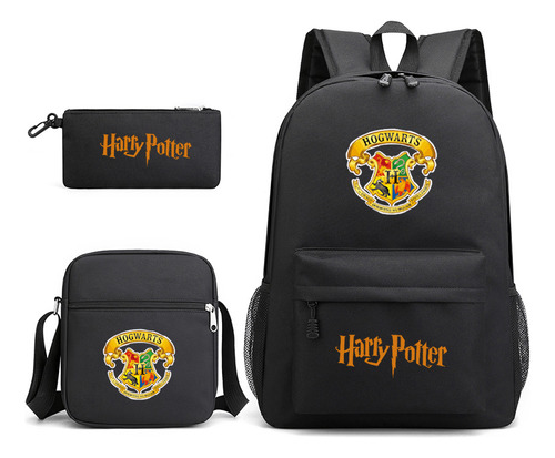 Mochila Escolar Para Estudiantes De Harry Potter Con Estampa