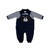 Roupa Bebe Menino Infantil Macacao Falsa Jardineira Noruega