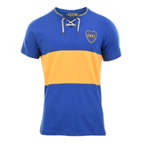 Camiseta Boca Juniors Vintage Retro Cordones!!