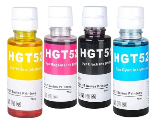 Pack X4 Tinta Gt51 Gt52 Ink Tank 410, 415 Alternativas 