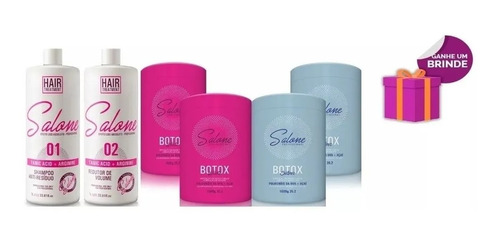 Selagem  Salone Hair + 2 Btox Silver +2 White 1kg+brinde