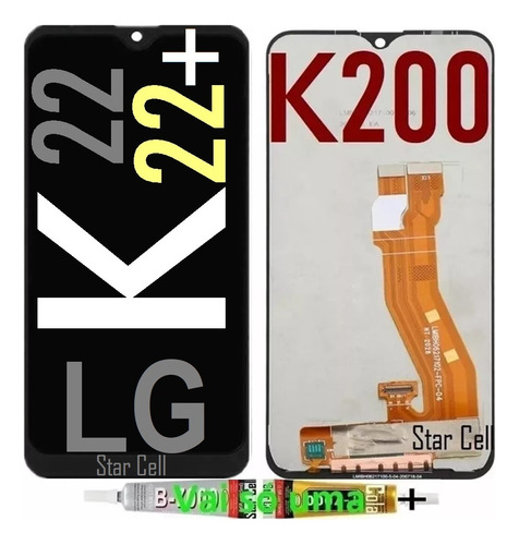 Tela Frontal Original LG K22 ( K200)+capinha+cola+pelicula3d