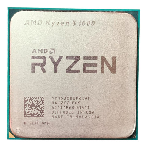 Procesador Gamer Amd Ryzen 5 1600 Af C/cooler Impecable!!