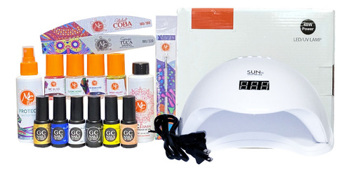 Kit Basico Gel 1 Paso Semipermanente + Lampara + Regalos