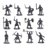 2x 200/ Set Plástico Antiguos Soldados Romanos Guerreros Y