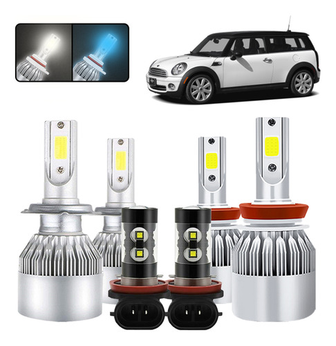 Kit De Focos Led H7 H9 H11 Para Mini Cooper 2002 2003 2004