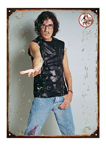 Cartel De Chapa Charly Garcia Say No More L456