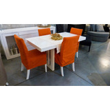 Mesa De Comedor Laqueada Miami 1,40x0,80 Mueblesysillones