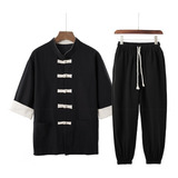 Conjunto De Ropa De Cama Tang Suit Hanfu Para Hombre