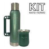 Mate 273 Ml + Termo 1.3 L Verde