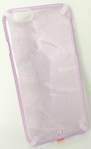 Funda Clear Glitter Prem Brillo Para iPhone 6 Plus/6s Plus  