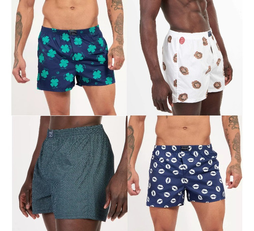 Combo Boxer Estampado 4x3 Kevingston