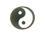 Patche Chinês Yin Yang Termocolante 4cm X 4cm Etiqueta Roupa