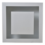 Plafon De Embutir Hall Quarto Cozinha 45x45 Branco G9